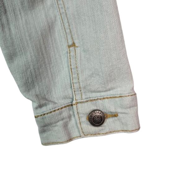 HOT KISS Vintage 90s Stonewash Denim Jean Jacket Women's Size L - Picture 6 of 12